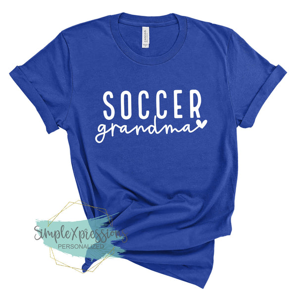 Soccer Grandma with heart