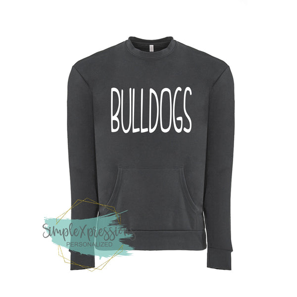 Woodridge Bulldogs Pocket Crew Sweatshirt