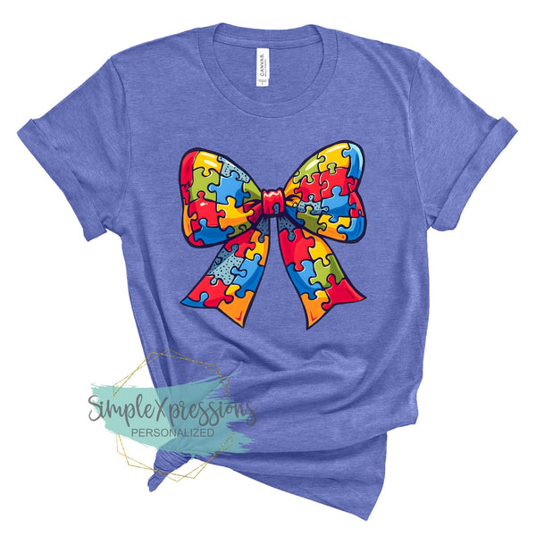Autism Coquette Bow