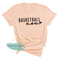 Basketball Mom with heart