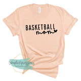 Basketball Mom with heart