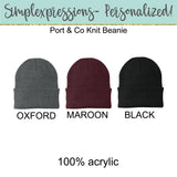 Stow Bulldogs Script Beanie