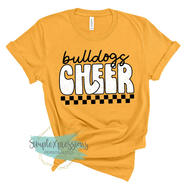 YOUTH Checkered Bulldogs Cheer