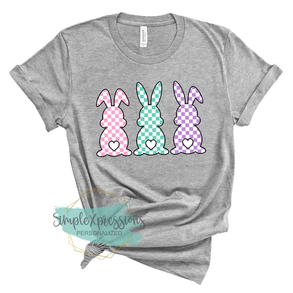 YOUTH Checkered Bunnies