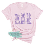 YOUTH Checkered Bunnies1
