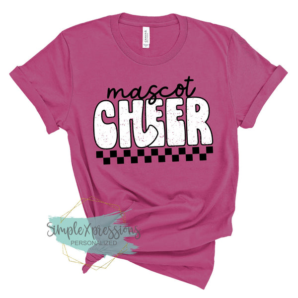 YOUTH Checkered Custom Mascot Cheer