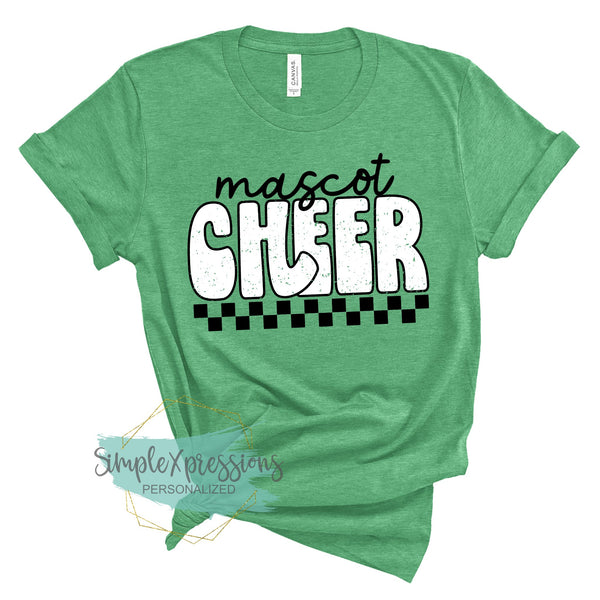 Checkered Custom Mascot Cheer
