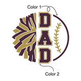 Baseball and Cheer Dad