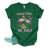 Christmas in July-Flamingos