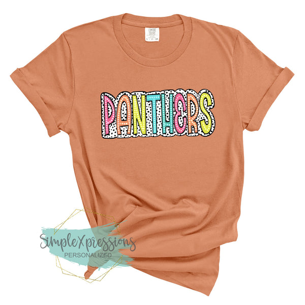 YOUTH Bright Dalmatian Dots Panthers