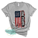 Distressed 250 Flag