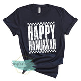 Distressed Happy Hanukkah