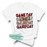 Football Game Day Bow