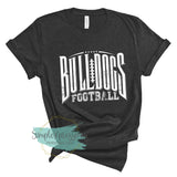Grunge Bulldogs Football