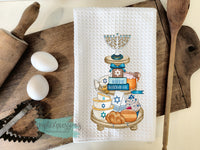 Kitchen Towels-Happy Hanukkah Tiered Tray