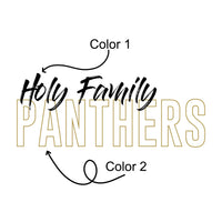 YOUTH Holy Family Panthers Outline