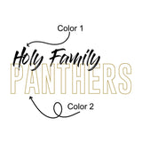 Holy Family Panthers Outline