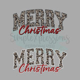 Leopard Merry Christmas