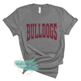 YOUTH Maroon Polka Dot Bulldogs