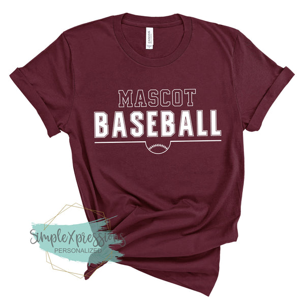 YOUTH Choose your mascot Baseball