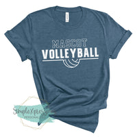 YOUTH Choose your mascot Volleyball