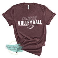 Choose your mascot Volleyball