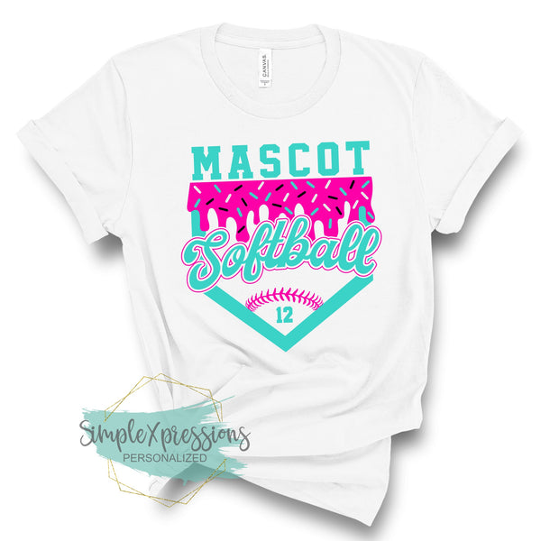 Mascot Softball Drip