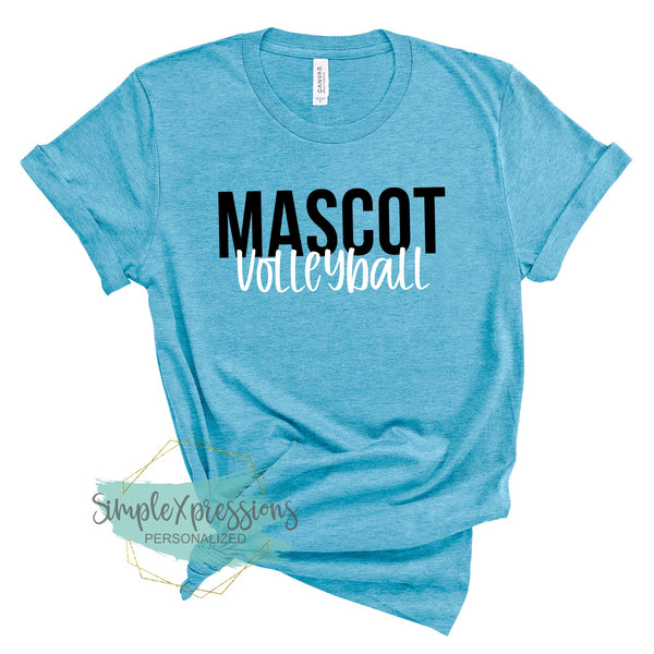 Custom Mascot Volleyball1