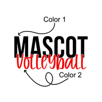 YOUTH Custom Mascot Volleyball1