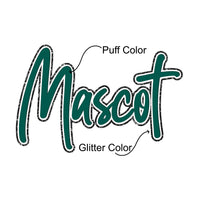 Puff and Glitter Mascot Sweatshirt