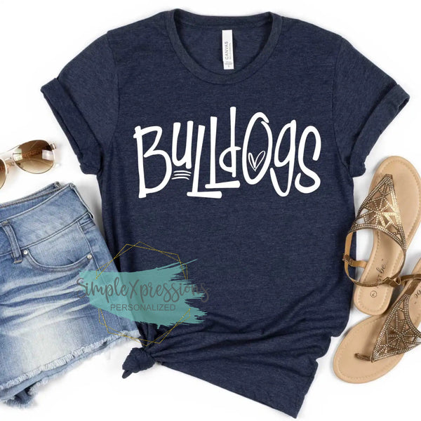 Bulldogs mixed letters