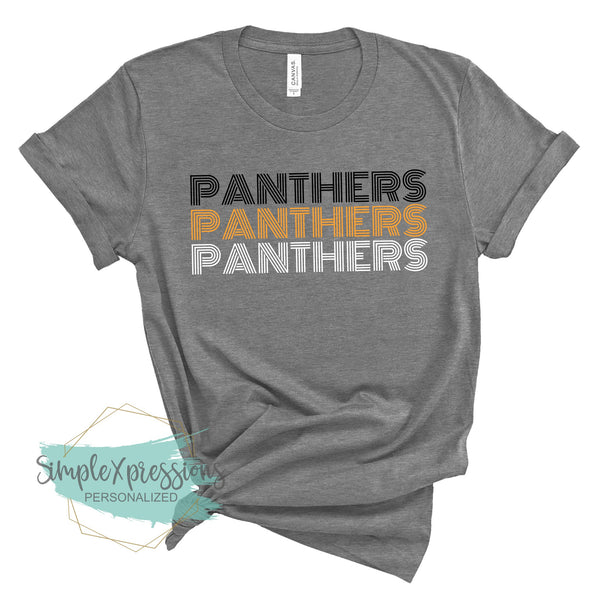 YOUTH Panthers Retro stripes