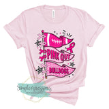YOUTH Pink Out Football Flags