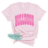 YOUTH Pink Polka Dot Bulldogs