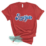 Retro America Blue