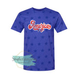 Retro America- Pattern Shirts Red