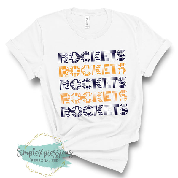YOUTH Rockets Retro Stripes