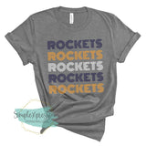 Rockets Retro Stripes