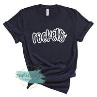 YOUTH Rockets Outline with Heart