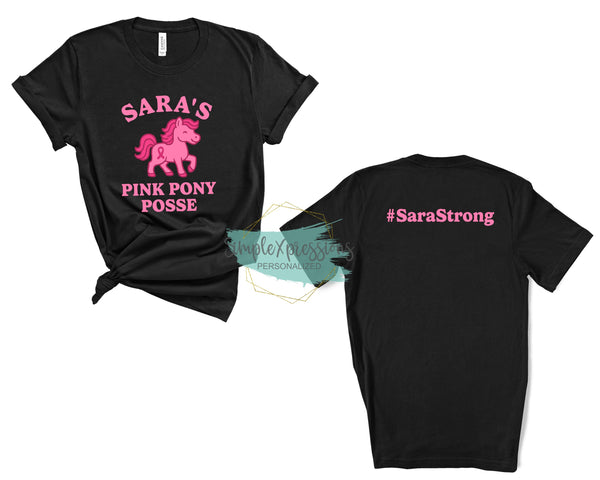 Sara's Pink Pony Posse #SaraStrong