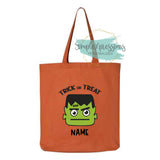 Personalized Trick or Treat Bag- you choose design