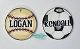Personalized Sport Ball Bag Tag