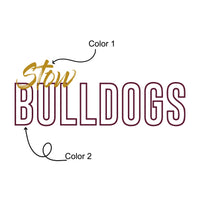 YOUTH Stow Bulldogs Outline