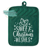 Sweet Christmas Wishes Pot Holder