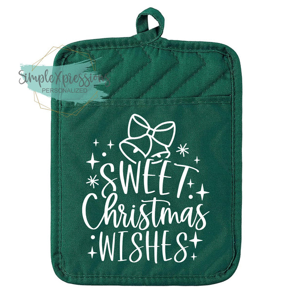 Sweet Christmas Wishes Pot Holder