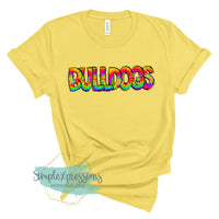 YOUTH Tie Dye Bulldogs
