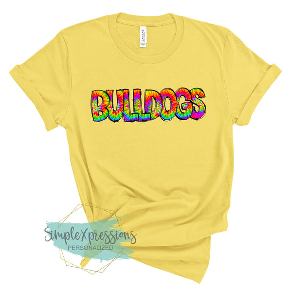 YOUTH Tie Dye Bulldogs