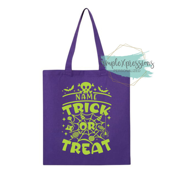 Personalized Trick or Treat bag