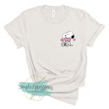 Valentine Dog Left Chest