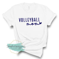 Volleyball Mom with heart